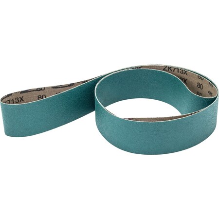 Pferd Benchstand Belt, 2 in W, 72 in L, 80 Grit, Coarse, Zirconia 49802